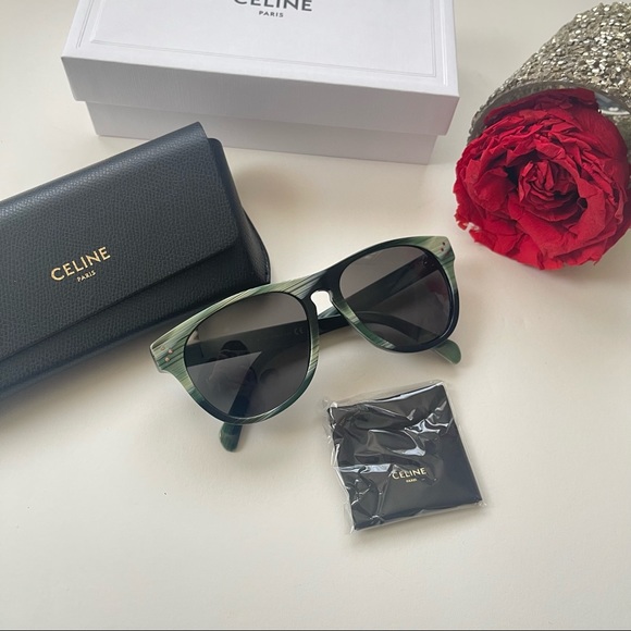 Celine 58mm Round Sunglasses New In Case & Box’s - Comes With Cleaning Cloth - Picture 3 of 15